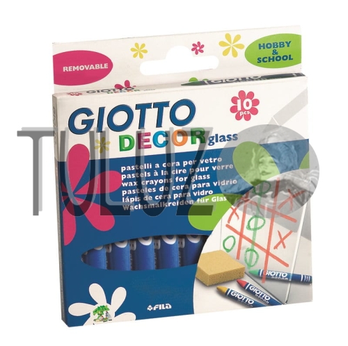 Kredki Giotto do szkła 10 kol