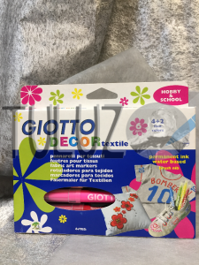 Zestaw pisaków do tkanin Giotto Decor Textile  6 szt