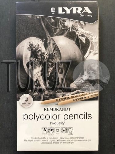 Lyra Kredki odcienie szarości Rembrandt Polycikir Pencils L2001122..jpg