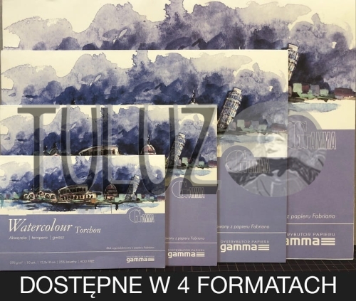 Blok Fabriano Torchon 270g Gamma papier do akwareli GŁÓWNE...jpg