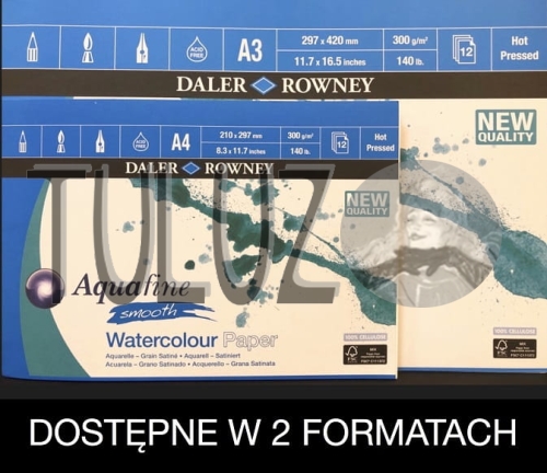 Aqua Smooth 300g m2 12arkuszy Daler Rowney Blok Akwarelowy Hot Pressed 431235400 431235300 New_.jpg