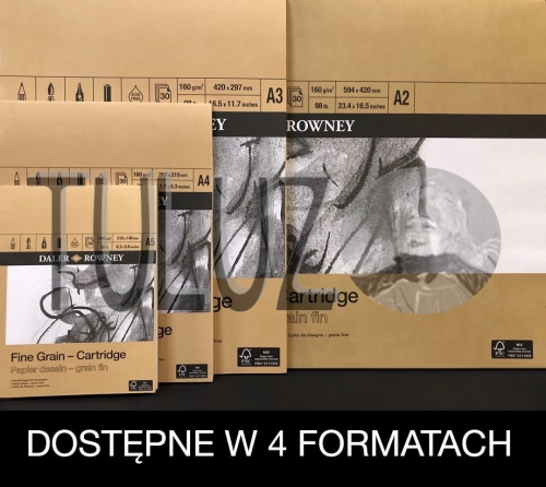 Drawing Pads Cartridge 160 m2 Daler Rowney Szkicownik 437034500 437034400 437034300 437034200 New..jpg