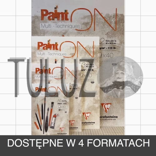Clairefontaine Paint On Multi-Techniques 250g 40 arkuszy..jpg
