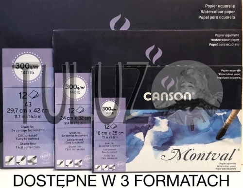 Blok akwarelowy Montval 300g m2 grain fin 12ark..jpg