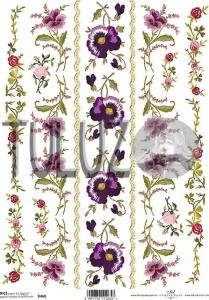 ITD Collection papier ryżowy A4 róże kod.prod.R0468