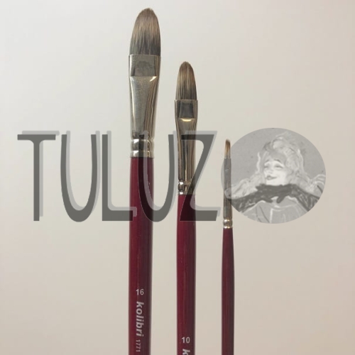 Pędzle seria 1771 Kolibri Tuluz pędzle włosie imitacja mangusty koci języczek..jpg