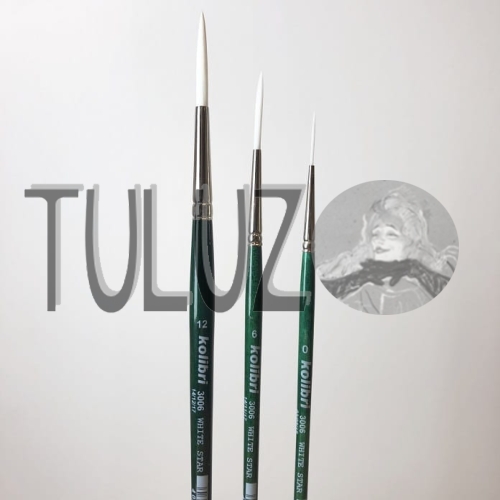 Pędzle seria 3006 Kolibri Tuluz pędzle włosie nylonowe syntetyczne..jpg