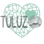 DP Craft  wykrojnik JCMA-055 Serce 9,1x8,6cm