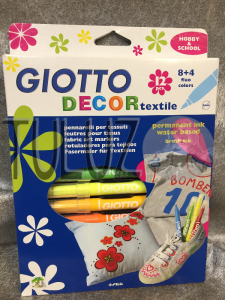  Zestaw pisaków do tkanin  Giotto Decor Textile 12 szt