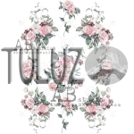 AB Studio by Aga Baraniak papier ryżowy A4 róże kod.prod.0250