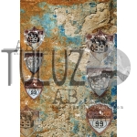 AB Studio by Aga Baraniak papier ryżowy A4 wzór kod.prod.0143