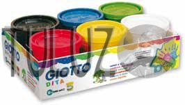 Faby do malowania palcami Giotto 6x100 ml