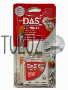 Das błyszczący lakier do modeliny i glinek modelarskich  75ml + pędzel