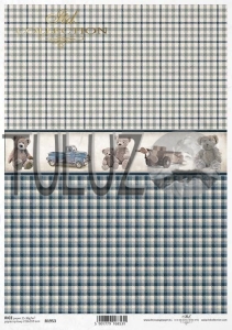 ITD Collection papier ryżowy A4 misie kod.prod.R1953