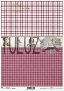 ITD Collection papier ryżowy A4 misie kod.prod.R1956