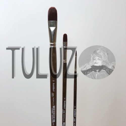 Pędzle seria 1409 Kolibri Tuluz pędzle włosie nylonowe syntetyczne..jpg