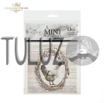 ITD Collection zestaw papierów ryżowych 14,8x14,8cm kury i koguty kod.prod.RSM056