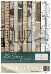 ITD Collection zestaw kreatywny Mixed Media Set  Art Jurnal Old Diary-Ephemeral Moments A4  21x29,7cm  kod.prod.MS017