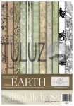 ITD Collection zestaw kreatywny Mixed Media Set  Art Jurnal Four Elements: Earth A4  21x29,7cm  kod.prod.MS020