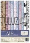 ITD Collection zestaw kreatywny Mixed Media Set  Art Jurnal Four Elements: Air A4  21x29,7cm  kod.prod.MS021