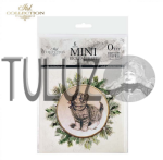 ITD Collection zestaw papierów ryżowych 14,8x14,8cm vintage kotki, wieniec kod.prod.RSM091