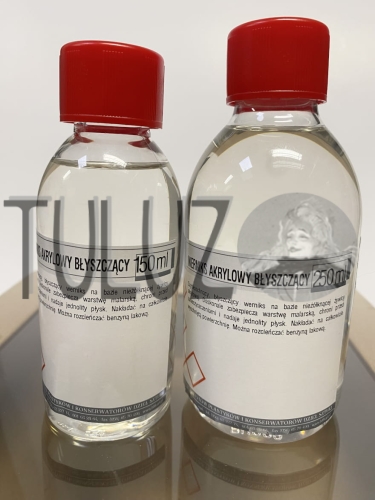 Werniks na bazie żywicy akrylowej błyszczący Blik TuLuz 1.jpg