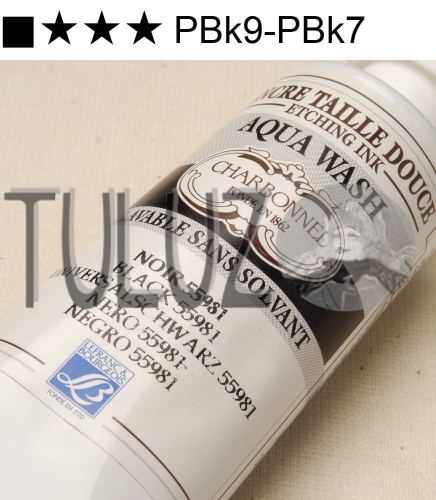 55981 Black 60ml farba graficzna wodna Charbonnel Aqua Wash Etching Ink TuLuz.pl.jpg