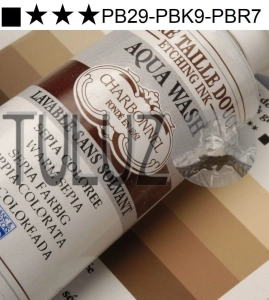 120 Warm Sepia 60ml farba graficzna wodna Charbonnel Aqua Wash Etching Ink 