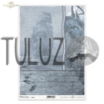 ITD Collection papier ryżowy A4 żaglowiec, żagiel, morze, deski kod.prod.R1041