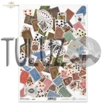 ITD Collection papier ryżowy A4 karty, talia kart kod.prod.R1033