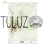 ITD Collection papier ryżowy A4 tło, wiosenne kwiaty, wiosna, konwalie  kod.prod.R2201