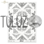 ITD Collection papier ryżowy A4 ornamenty, dekoracja roślinna, ozdobnik kod.prod.R2011