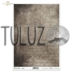 ITD Collection papier ryżowy A4 tło, tapeta, pismo, ornament, retro kod.prod.R1939