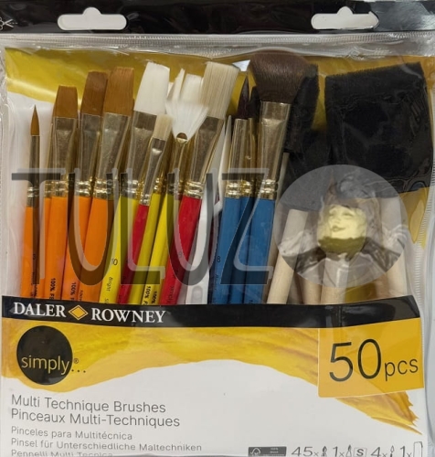 Zestaw pędzli Daler-Rowney Multi Technique Brushes 216750090 tuluz 1.jpg