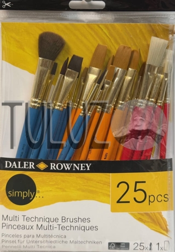 Zestaw pędzli simply Multi Technique Brushes Daler Rowney 216720025  tuluz 1.jpg