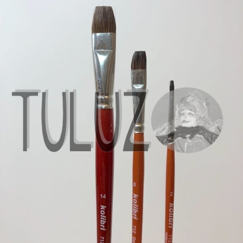 Pędzle seria 712 Kolibri Tuluz mieszanka włosi naturalnych..jpg