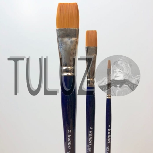 Pędzle seria 7008 Kolibri Tuluz pędzle włosie nylonowe syntetyczne..jpg