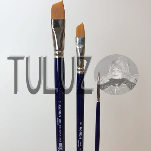 Pędzle seria 1009 Kolibri Tuluz pędzle włosie nylon syntetyczne..jpg