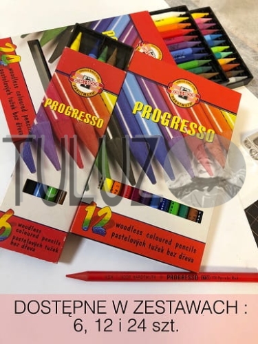 Zestaw kredek Progresso bezdrzewnych 8755 8756 8758 Tuluz.JPG