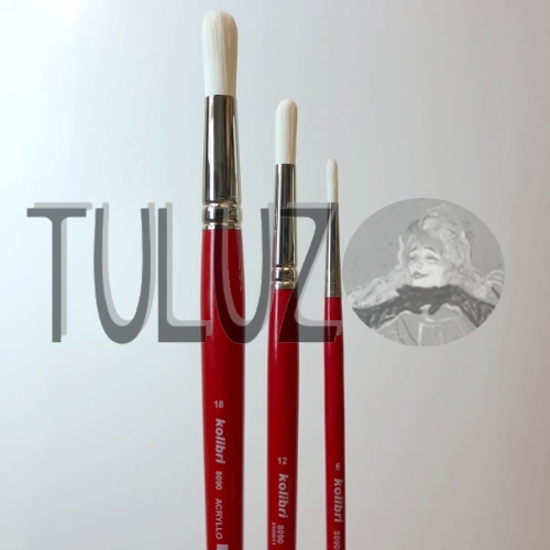 Pędzle seria  8090 Kolibri Tuluz pędzle włosie nylonowe syntetyczne..jpg