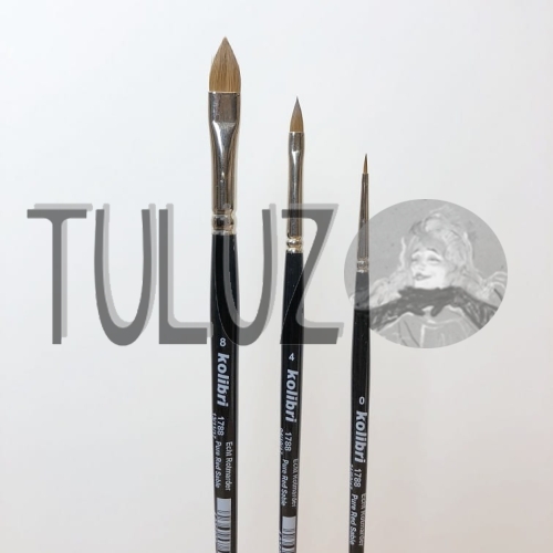 Pędzle seria 1788 Kolibri Tuluz pędzle włosie soból..jpg