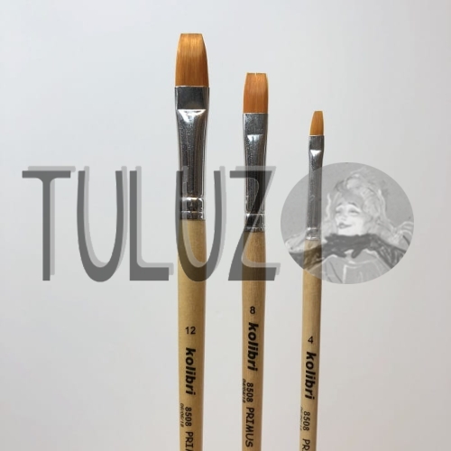 Pędzle seria 8508 Kolibri Tuluz pędzle włosie nylonowe syntetyczne primus..jpg