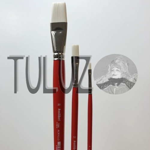 Pędzle seria  7090 Kolibri Tuluz pędzle włosie nylonowe syntetyczne..jpg