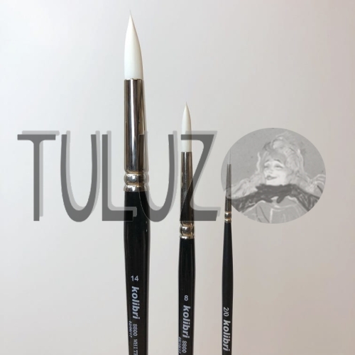 Pędzle seria 8800 Kolibrii Tuluz pędzle nylonowe..jpg
