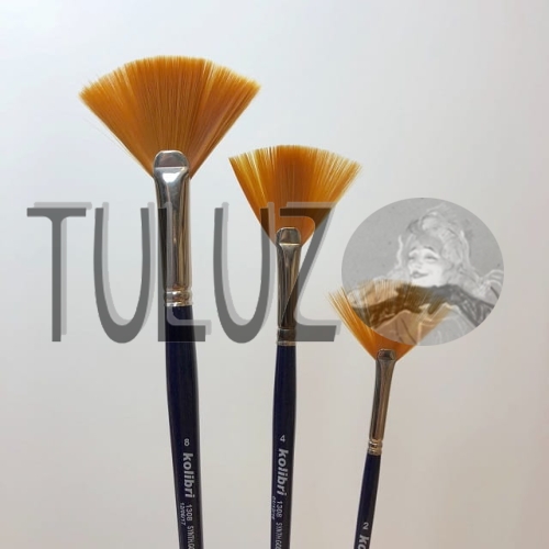 Pędzle seria 1308 Kolibri Tuluz pędzle włosie nylonowe syntetyczne..jpg