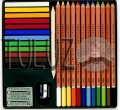 Zestaw pasteli podstawowych 27 elementów