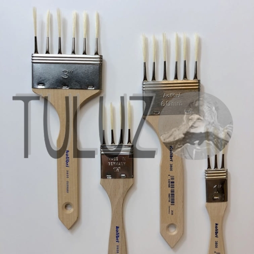 Pędzle seria 3800 Kolibri Tuluz pędzle włosie szczecina do marmurkowania..jpg