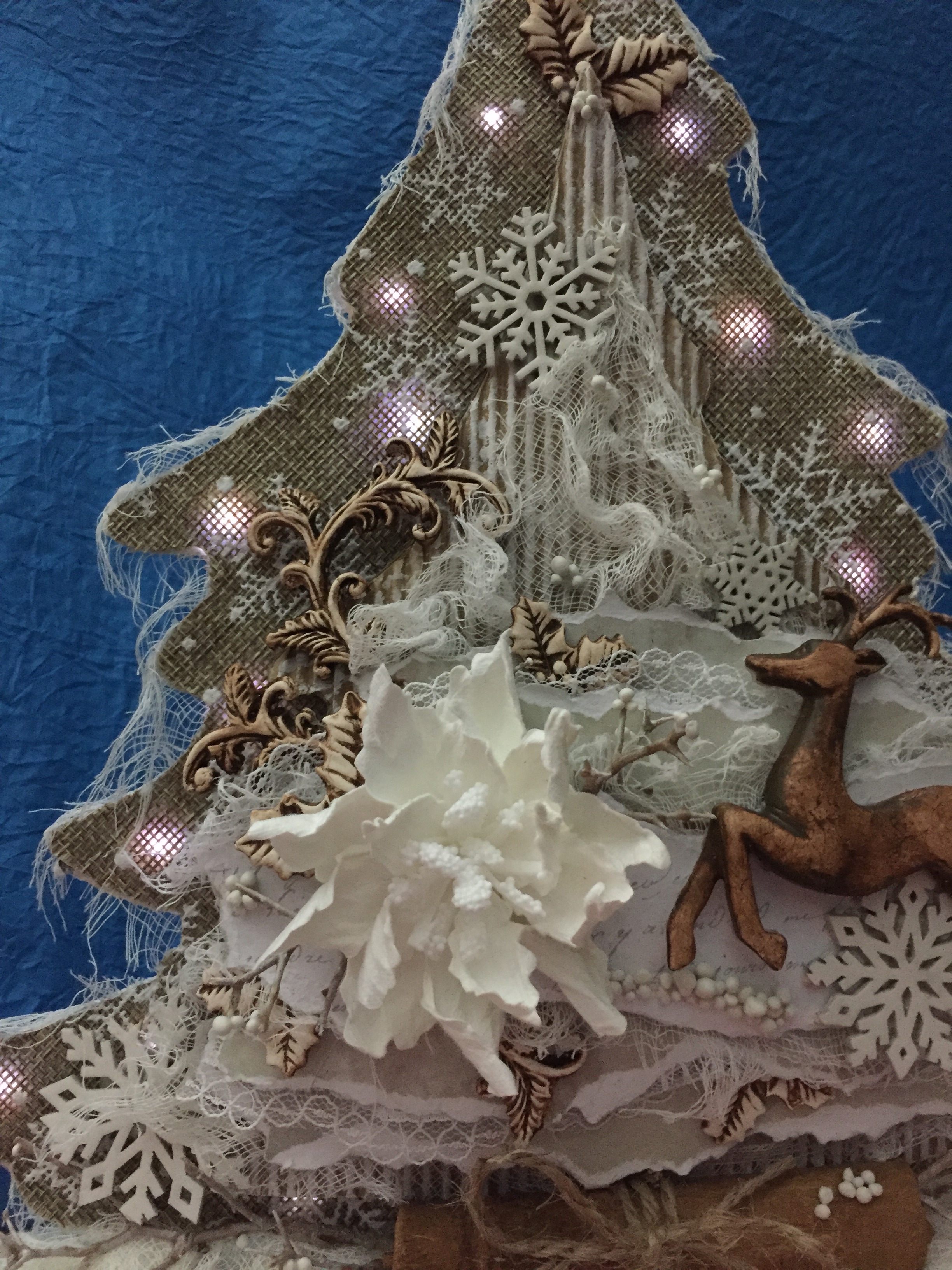 Choinka świąteczna-scrapbooking